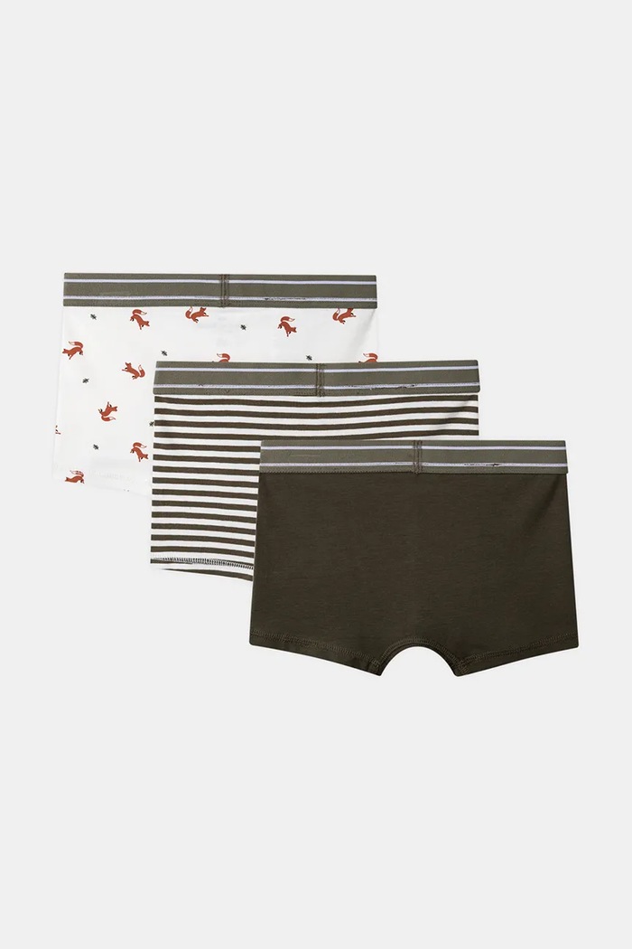 Sergent Major Bokserki dziecięce bawełniane z elastanem 3-pack 26H5PGD2BOX.98.104 szary AW26