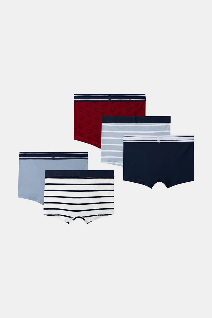 Sergent Major Bokserki dziecięce bawełniane z elastanem 5-pack 26H5PGD1BOX.98.104 niebieski AW26