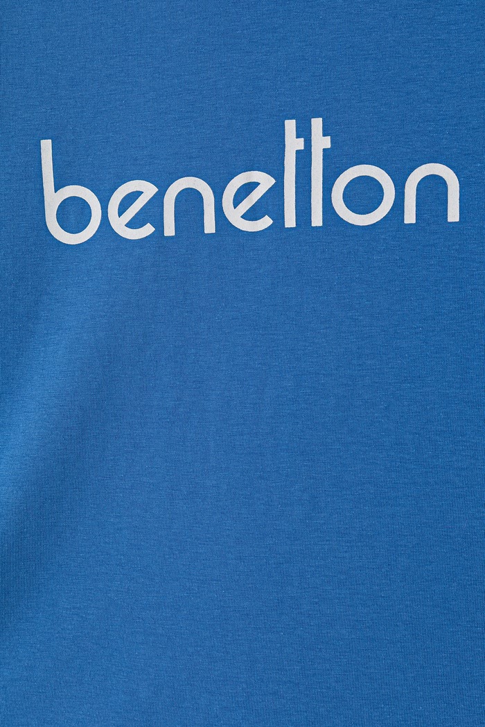 Dvodijelna pidžama za djecu s pamukom United Colors of Benetton 3G680P0A6.G.Seasonal plava