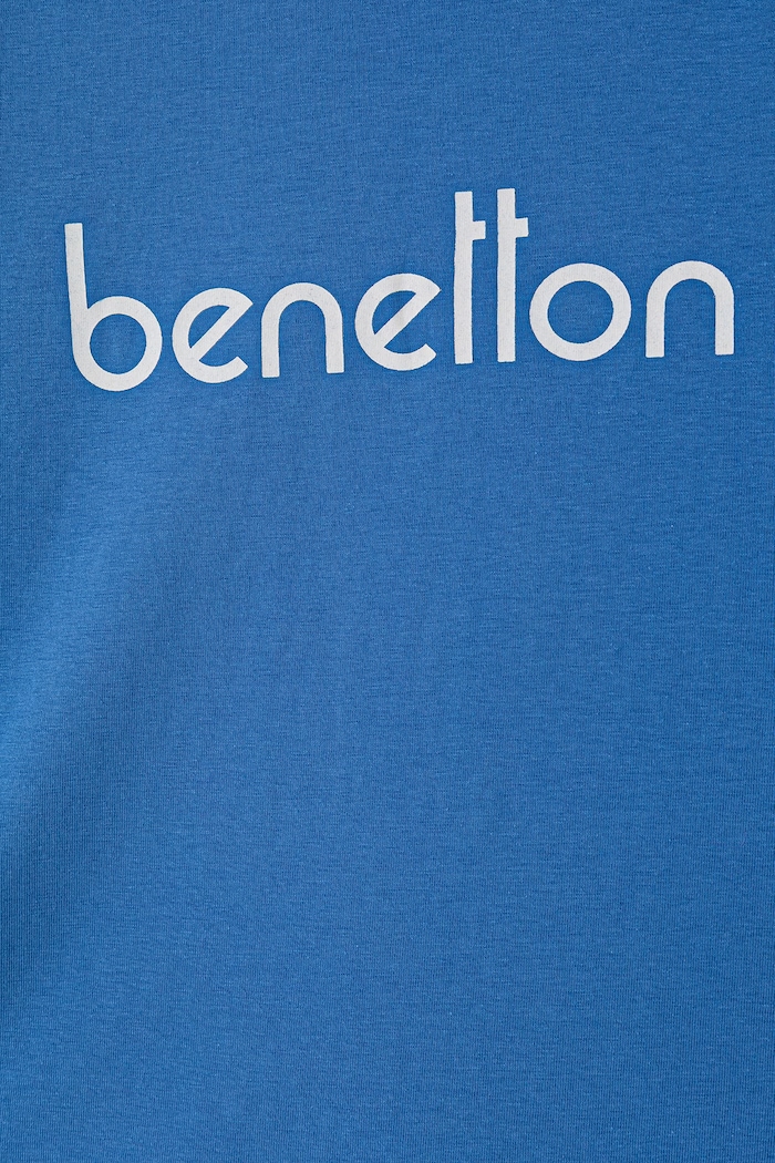 Dvodijelna pidžama za djecu s pamukom United Colors of Benetton 3G680P0A6.G.Seasonal plava