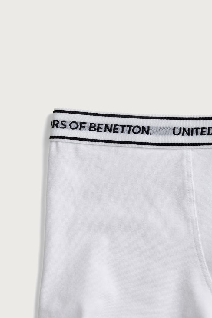 United Colors of Benetton Boxeri mulați pentru copii din bumbac cu elastan pachet de 2 3G680X01V.G.Seasonal