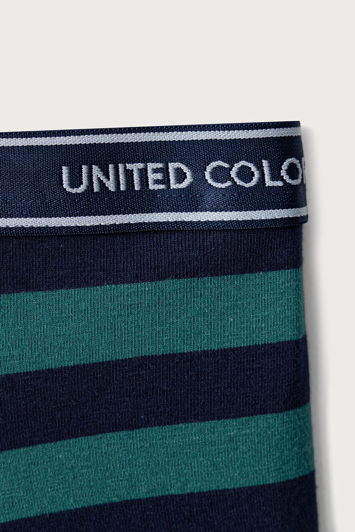 United Colors of Benetton Bokserki dopasowane dziecięce bawełniane z elastanem 2-pack 3G680X01V.G.Seasonal