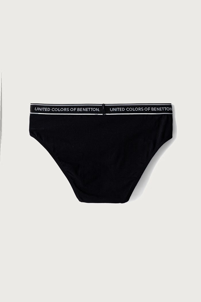 Chłopiec United Colors of Benetton Figi dziecięce bawełniane z elastanem 2-pack 3G680S03G.G.Seasonal niebieski