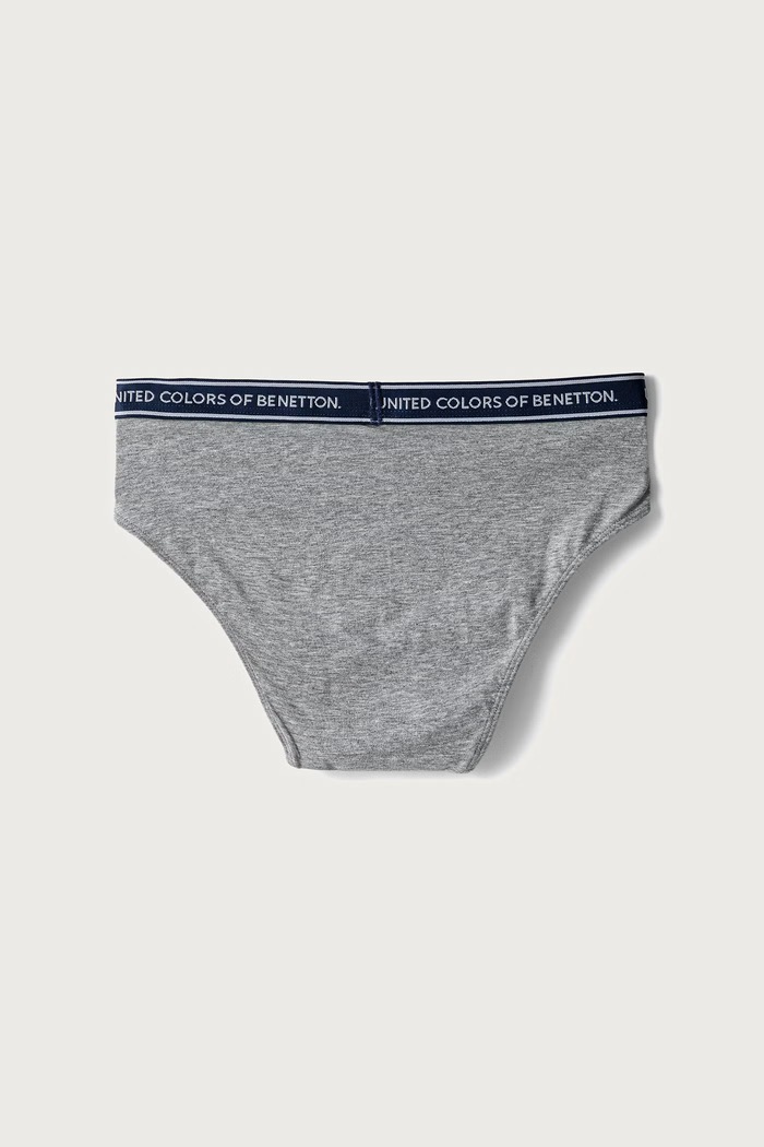 Chłopiec United Colors of Benetton Figi dziecięce bawełniane z elastanem 2-pack 3G680S03G.G.Seasonal niebieski