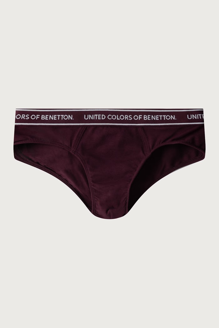 Chłopiec United Colors of Benetton Figi dziecięce bawełniane z elastanem 2-pack 3G680S03G.G.Seasonal granatowy
