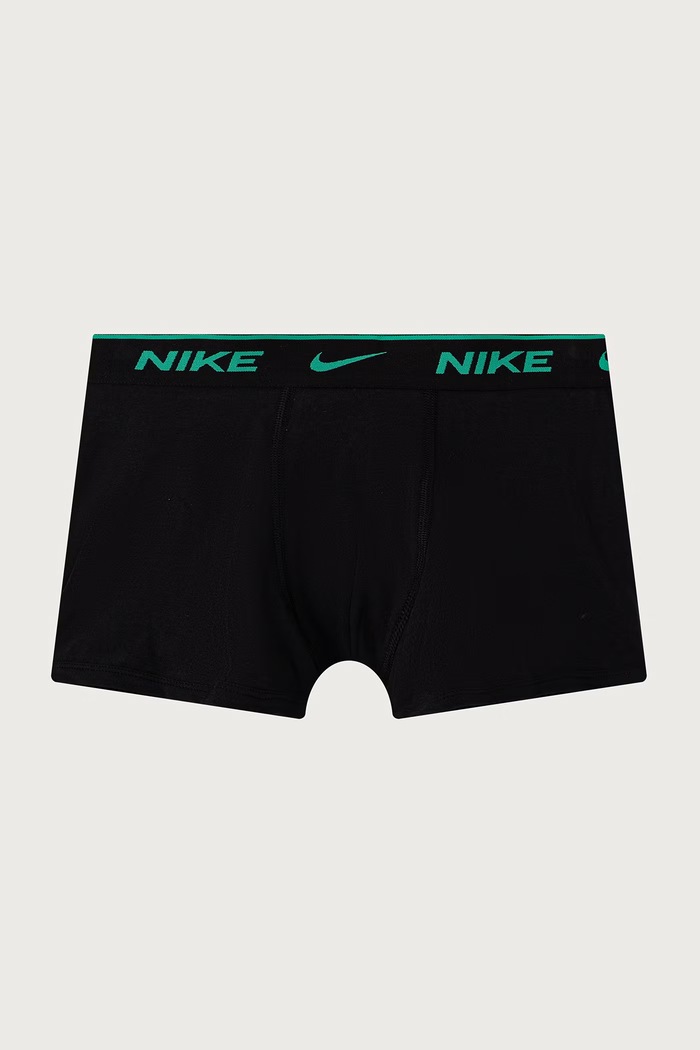 Chłopiec Nike Bokserki dziecięce bawełniane z elastanem 3-pack 9N1278 czarny