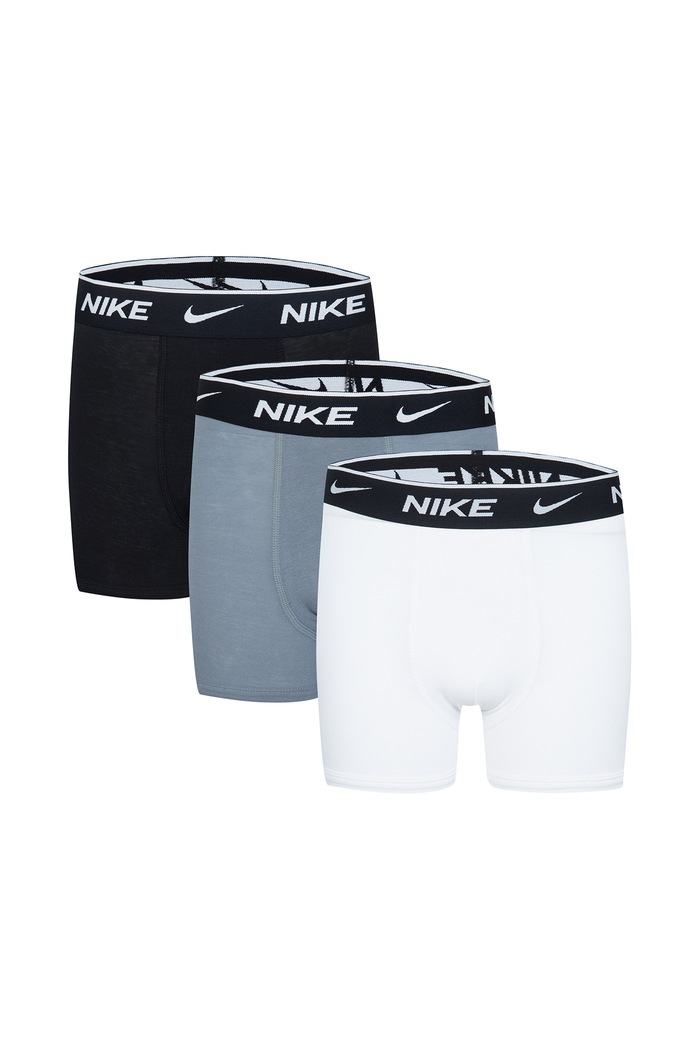 Nike Bokserki dziecięce bawełniane z elastanem 3-pack biały 9N0846