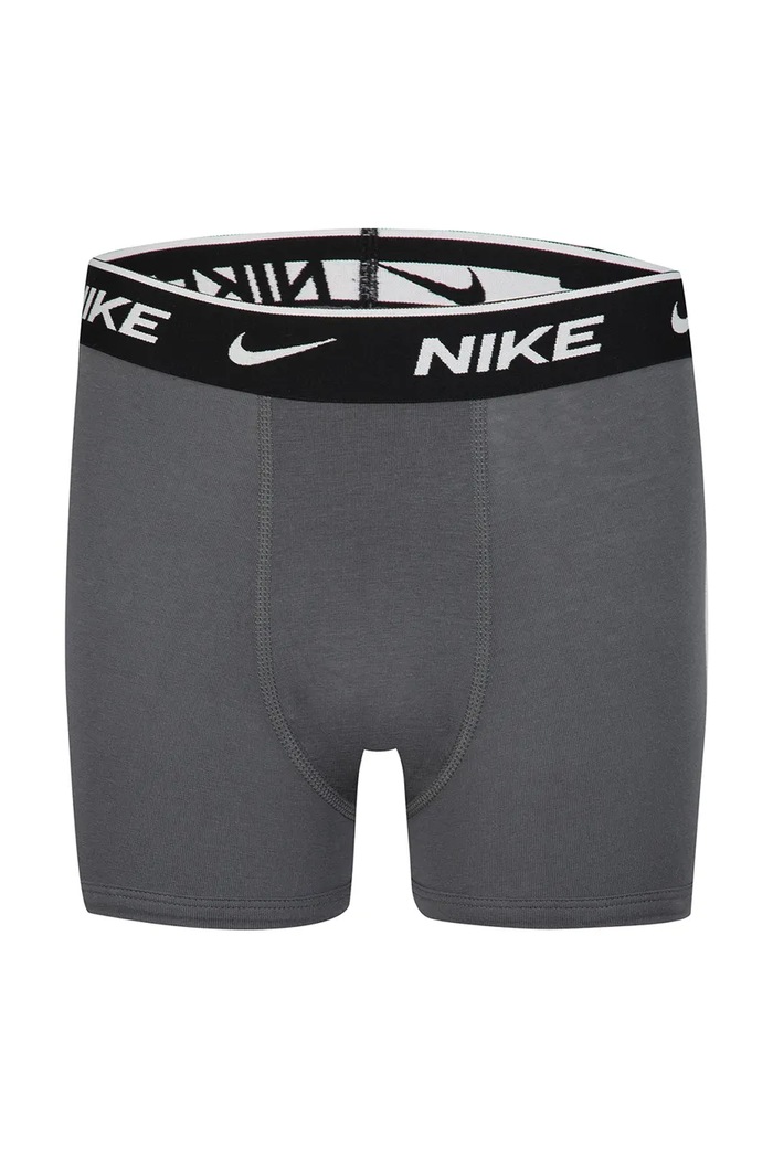Nike Μποξεράκι παιδικό βαμβακερό με ελαστάν 3-pack 9N0846 γκρί AW26