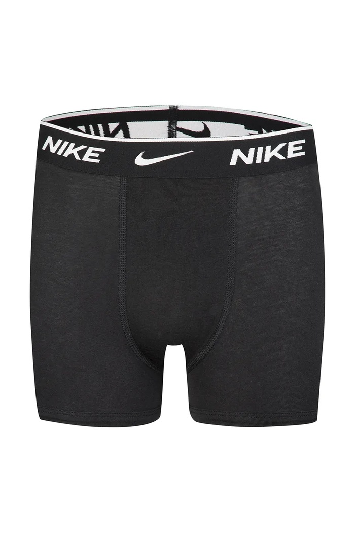 Nike Bokserki dziecięce bawełniane z elastanem 3-pack 9N0846 szary AW26