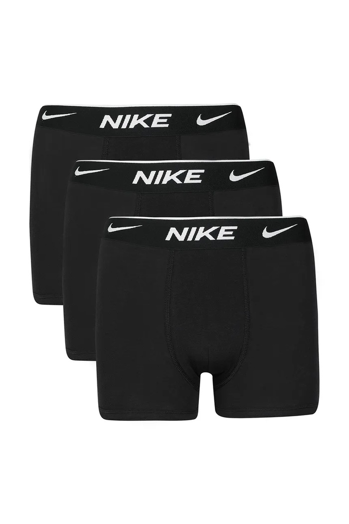 Nike Μποξεράκι παιδικό βαμβακερό με ελαστάν 3-pack μαύρο 9N0846