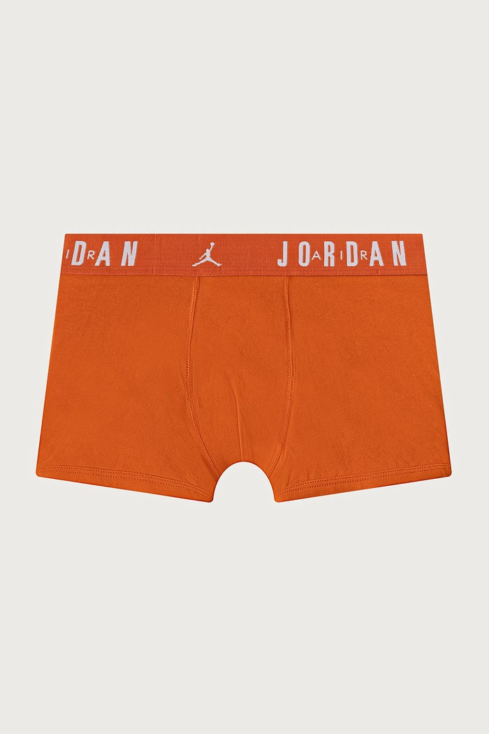Jordan Bokserki dziecięce bawełniane z elastanem 3-pack 9J0633 pomarańczowy AW26