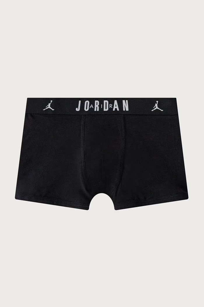 Bokserki dziecięce bawełniane z elastanem 3-pack Jordan 9J0633 pomarańczowy