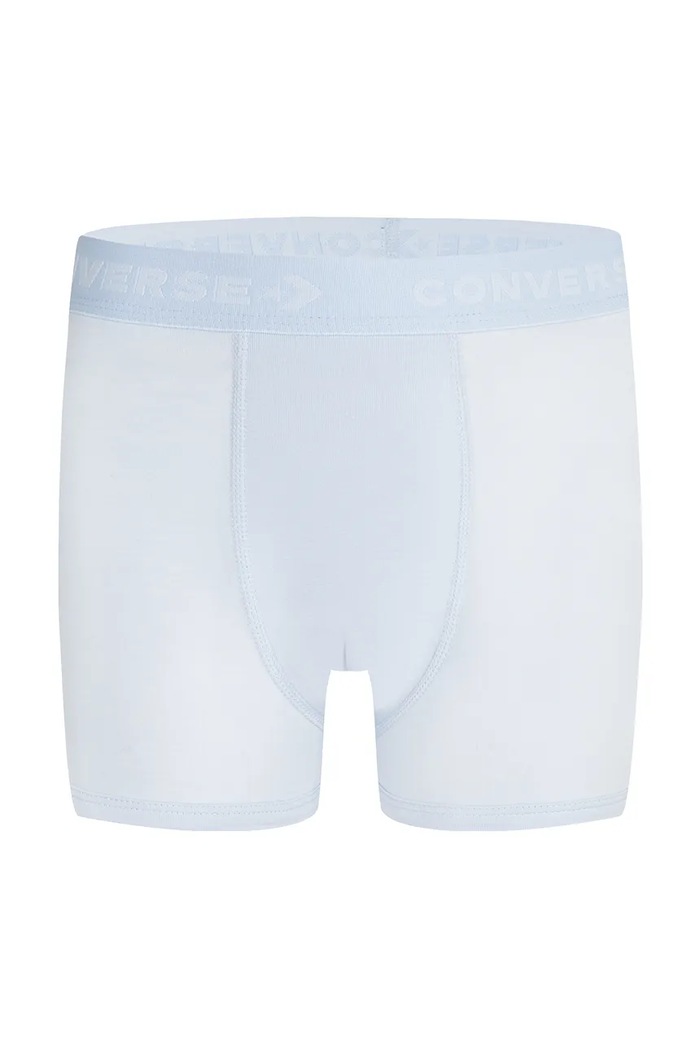 Bokserki dziecięce z bawełną 3-pack Converse 9C0384 szary