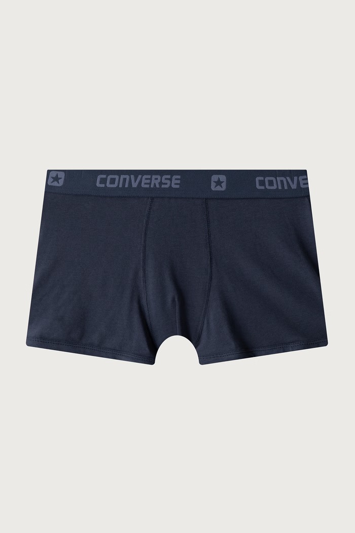Converse Bokserki dziecięce z bawełną 3-pack granatowy 9C0384