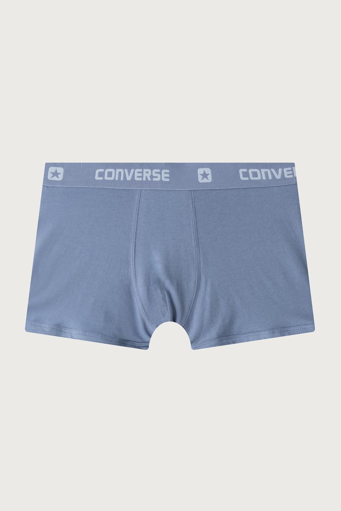 Converse Bokserki dziecięce z bawełną 3-pack 9C0384 granatowy AW26