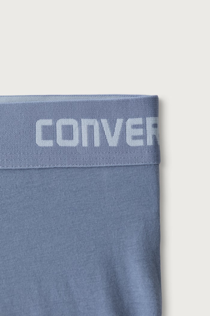 Bokserki dziecięce z bawełną 3-pack Converse granatowy 9C0384