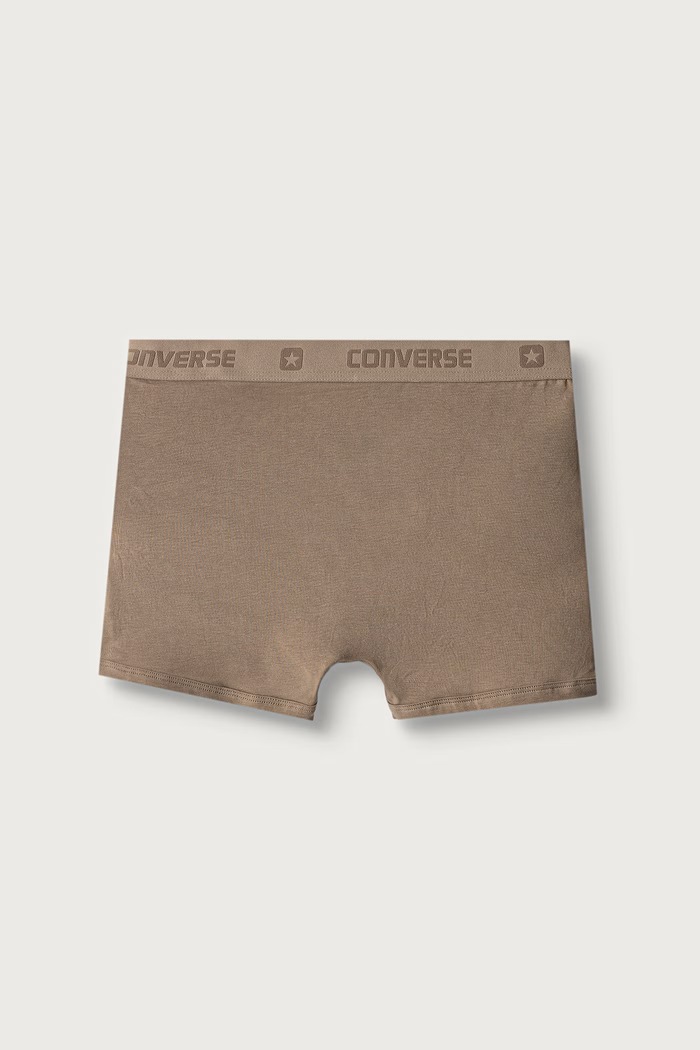 Converse Bokserki dziecięce z bawełną 3-pack 9C0384 beżowy AW26