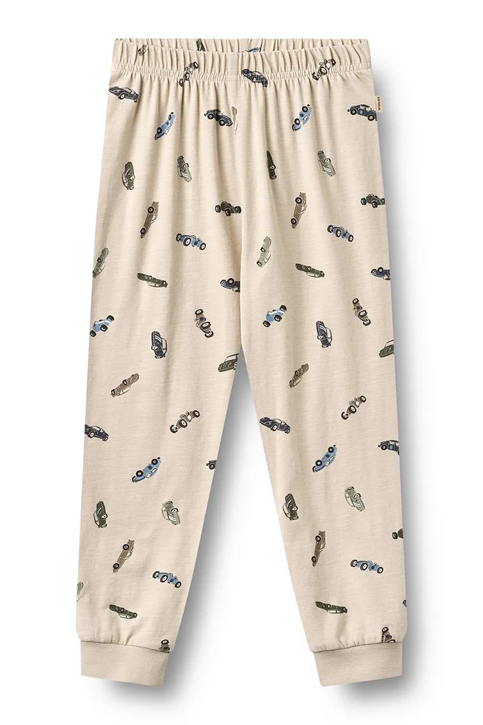 Pijama pentru copii din bumbac cu elastan Wheat bej 3006.159.GOTS