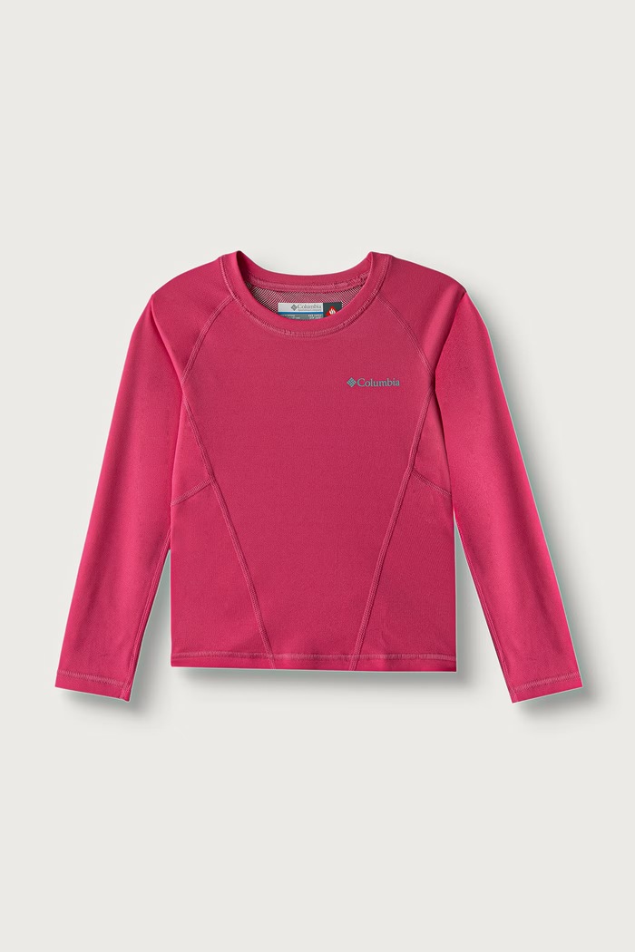 Columbia Longsleeve funkcyjny dziecięcy Midweight różowy 1566801.B