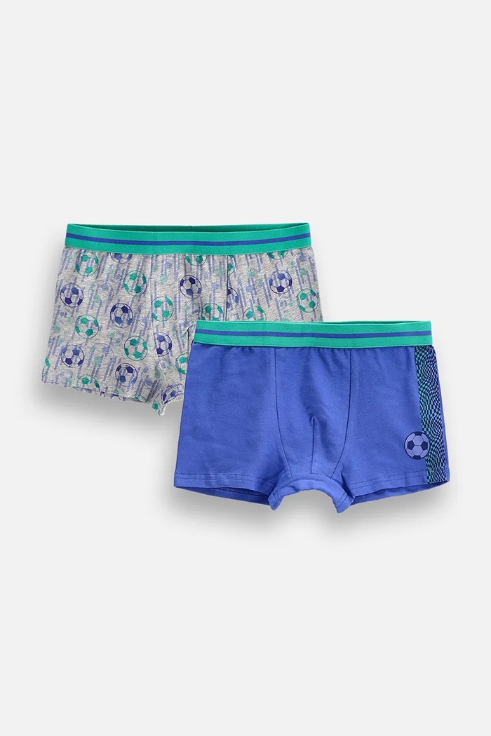 Coccodrillo Boxerky dětské bavlněné s elastanem 2-pack modrá ZC6409510PAN
