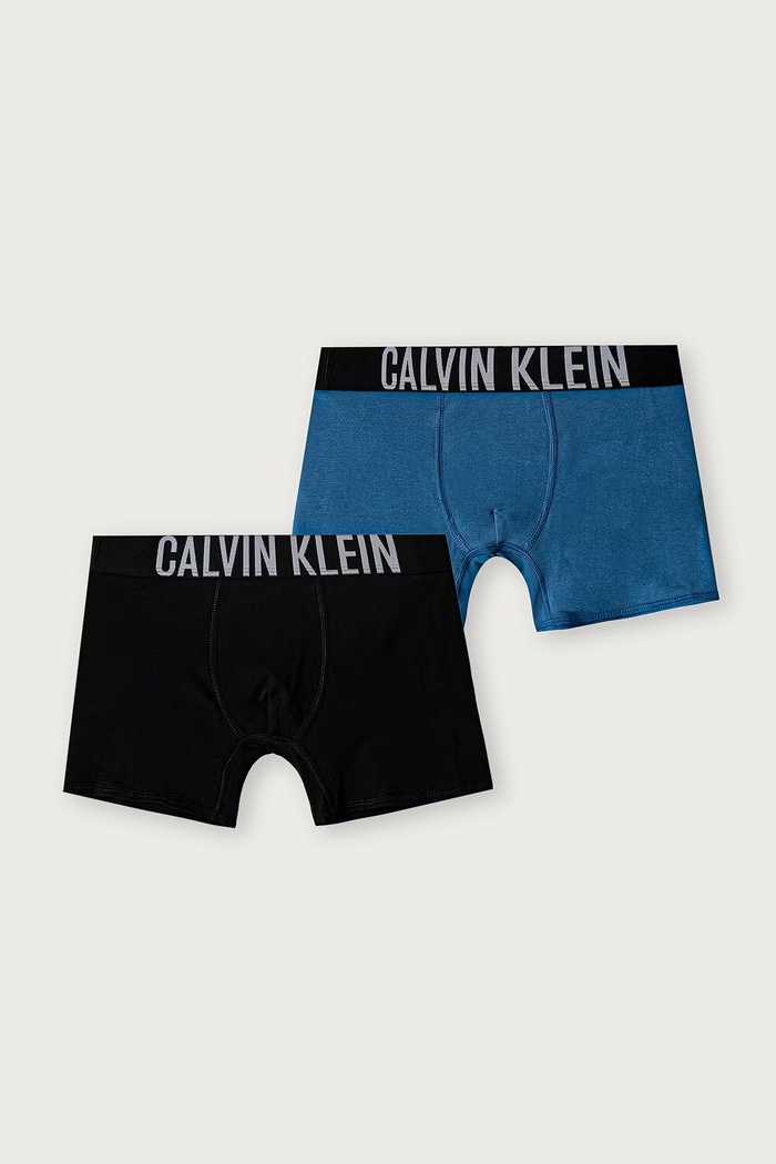 Calvin Klein Underwear Bokserki dziecięce z bawełną 2-pack niebieski B70B700512.9BY2
