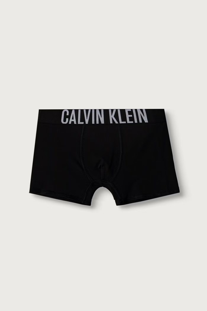 Bokserki dopasowane dziecięce bawełniane z elastanem 3-pack Calvin Klein Underwear szary B70B700510.9BY2