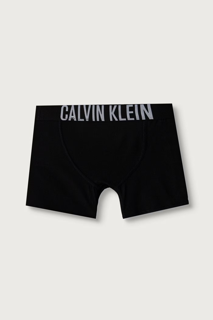 Bokserki dopasowane dziecięce bawełniane z elastanem 3-pack Calvin Klein Underwear niebieski B70B700510.9BY2