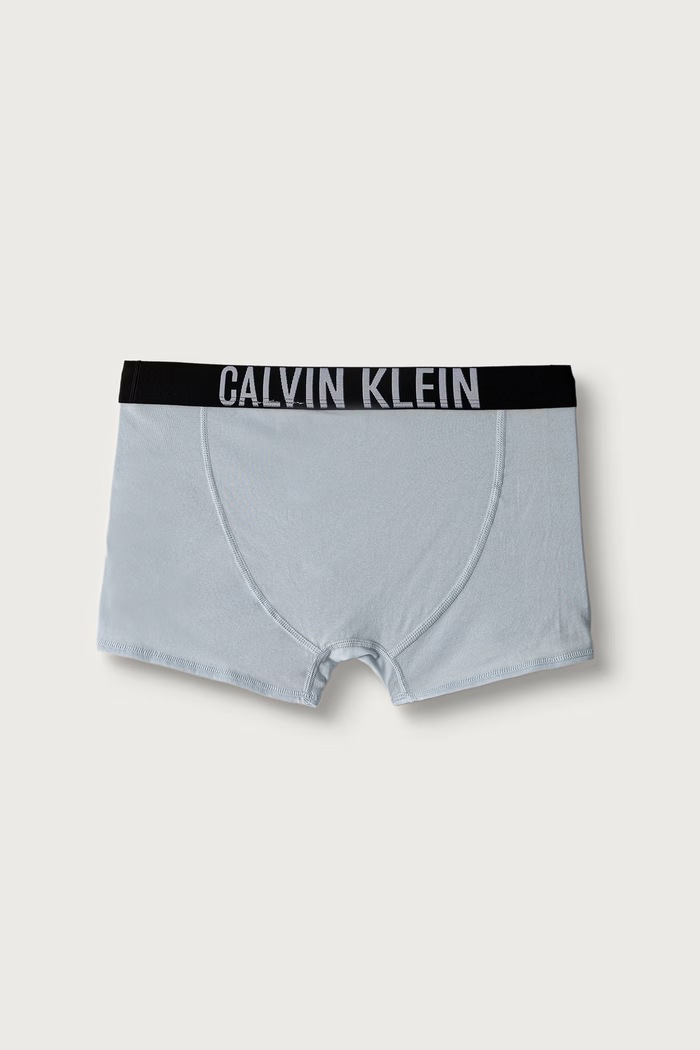 Chłopiec Calvin Klein Underwear Bokserki dopasowane dziecięce bawełniane z elastanem 3-pack B70B700510.9BY2 granatowy