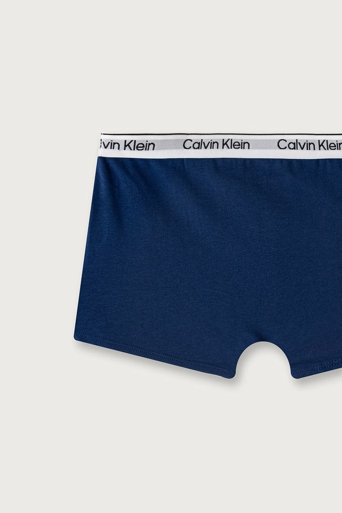 Calvin Klein Underwear Bokserki dopasowane dziecięce bawełniane z elastanem 3-pack B70B700507.9BY2