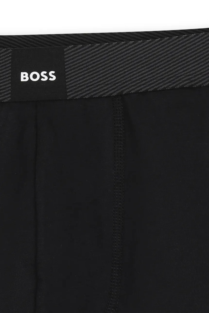 BOSS přiléhavé boxerky dětské s bavlnou 5-pack černá J53698.102.150