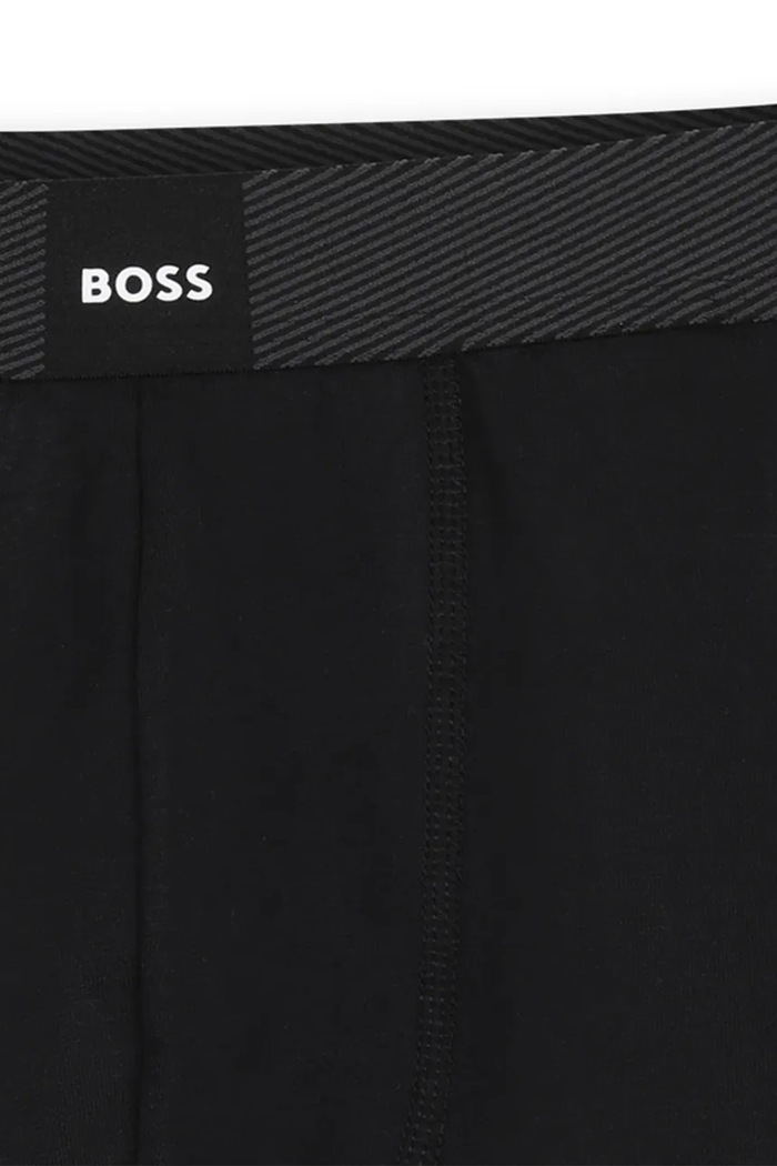 BOSS прилепнали боксерки за деца с памук 5 броя черен J53698.162.174