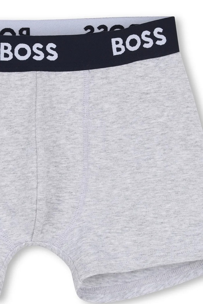 BOSS bokserki dopasowane dziecięce z bawełną 3-pack J53149.102.150
