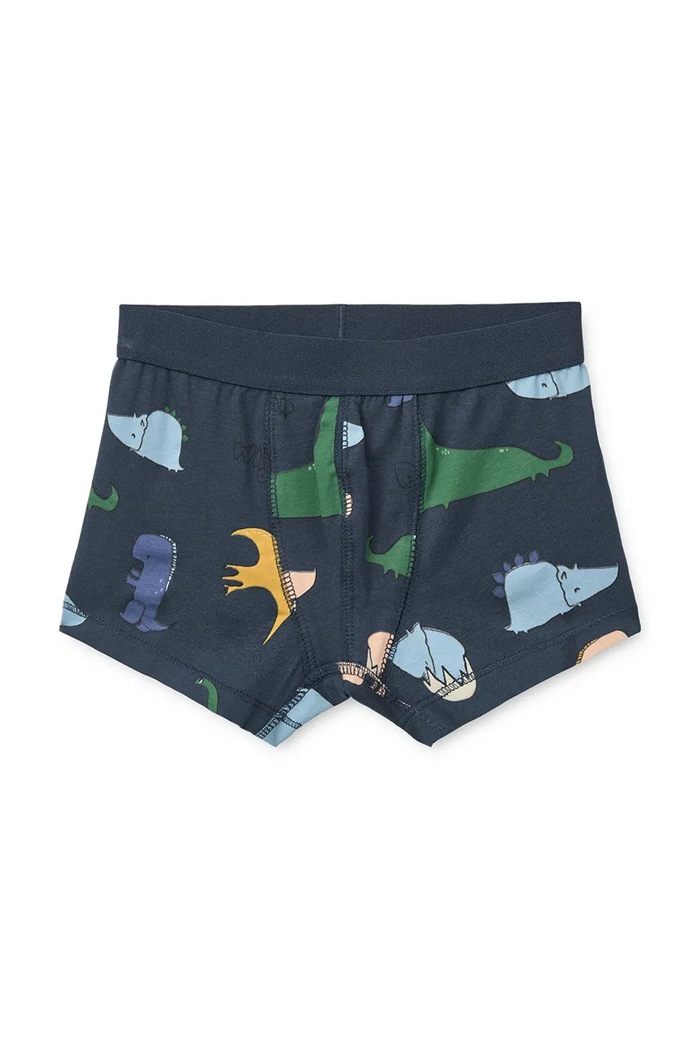 Chłopiec Liewood Bokserki dziecięce bawełniane z elastanem Marvin Boxers 3-pack LW20283.9BY2 beżowy