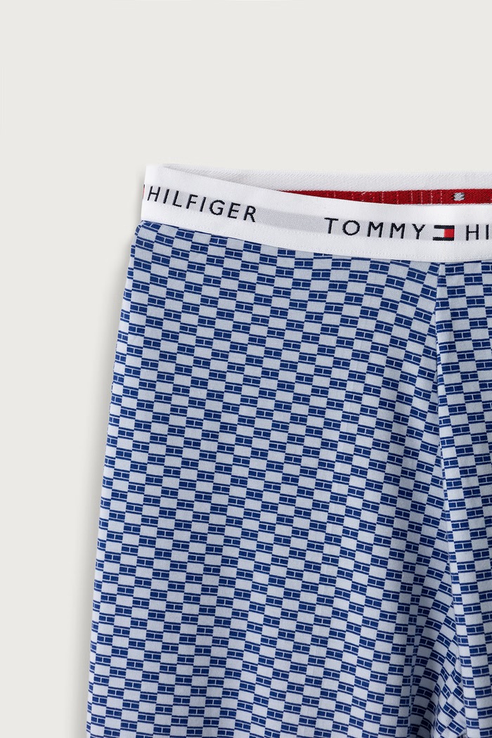 Piżama dwuczęściowa dziecięca z bawełną Tommy Hilfiger UB0UB00614.9BY2 czarny