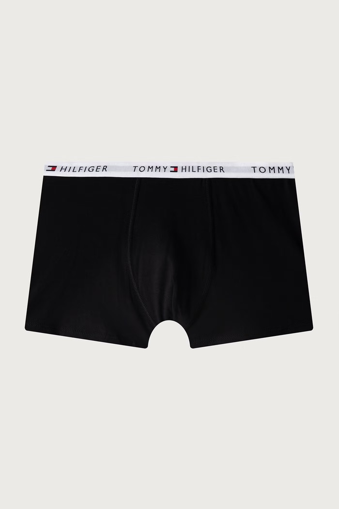 Tommy Hilfiger Bokserki dopasowane dziecięce bawełniane z elastanem 5-pack UB0UB00611.9BY2 czarny AW26