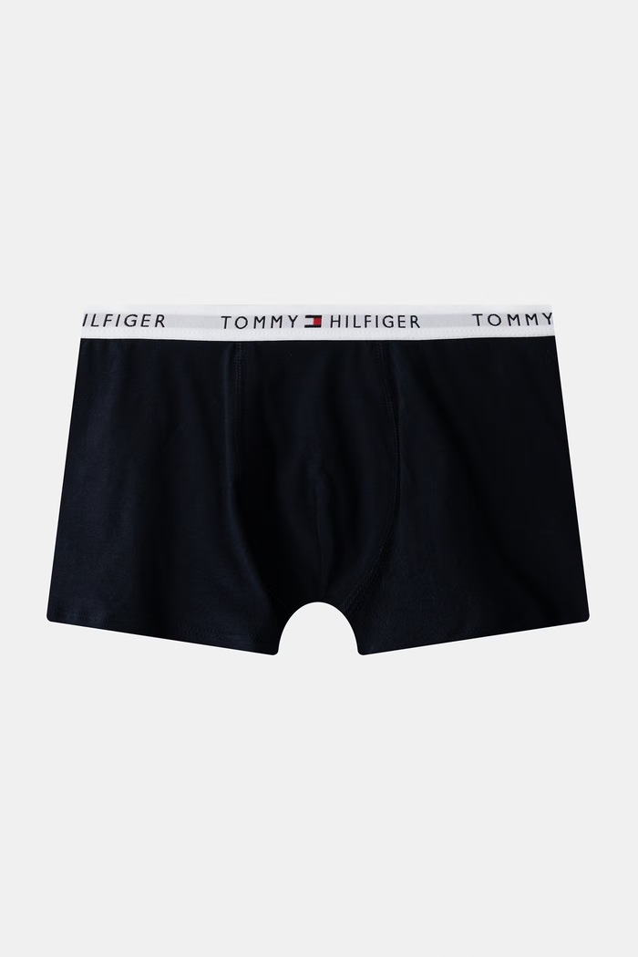 Tommy Hilfiger Bokserki dziecięce z bawełną 2-pack UB0UB00605.9BY2 niebieski AW26