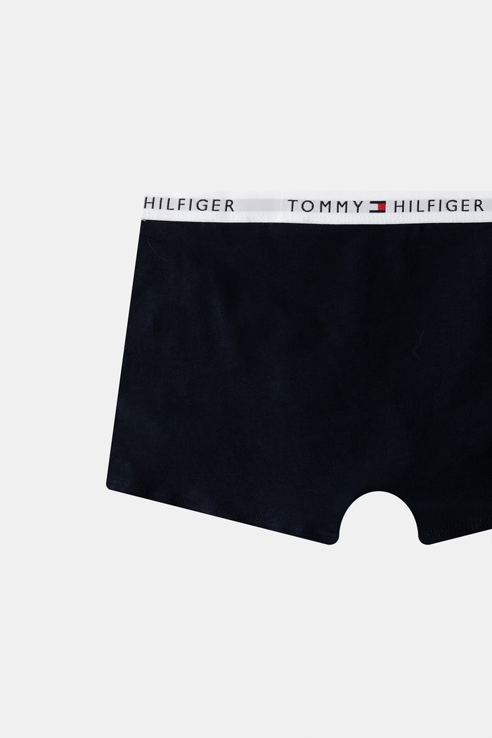 Bokserki dziecięce z bawełną 2-pack Tommy Hilfiger UB0UB00605.9BY2 niebieski