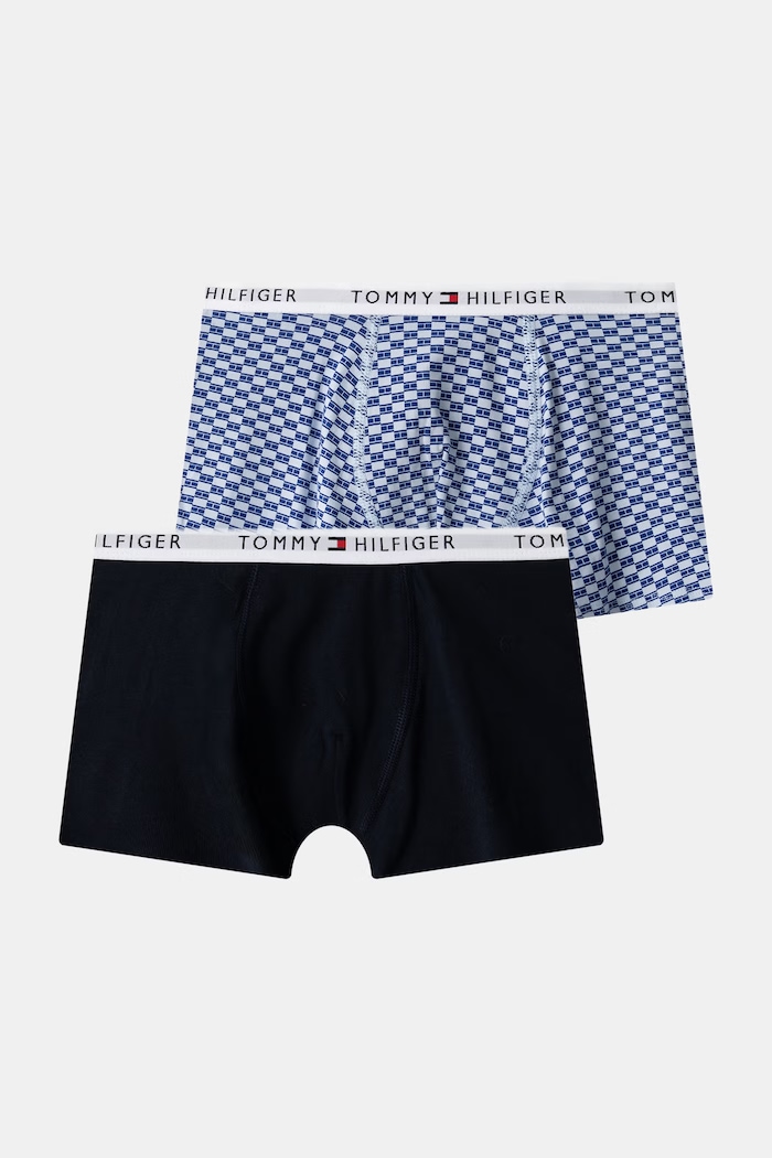 Tommy Hilfiger Bokserki dziecięce z bawełną 2-pack czarny UB0UB00605.9BY2