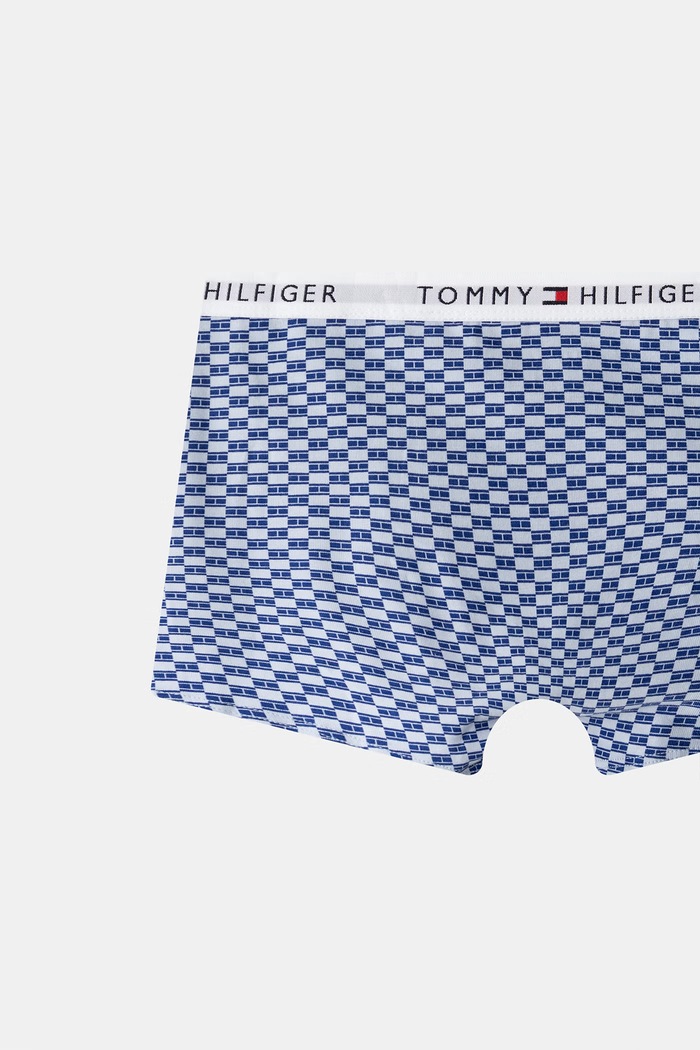 Bokserki dziecięce z bawełną 2-pack Tommy Hilfiger czarny UB0UB00605.9BY2