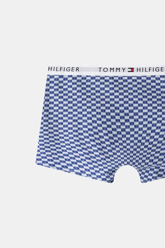 Bokserki dziecięce z bawełną 2-pack Tommy Hilfiger czarny UB0UB00605.9BY2