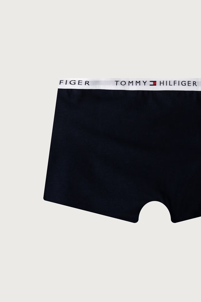 Tommy Hilfiger bokserki dopasowane dziecięce bawełniane z elastanem 2-pack biały UB0UB00613.9BY2