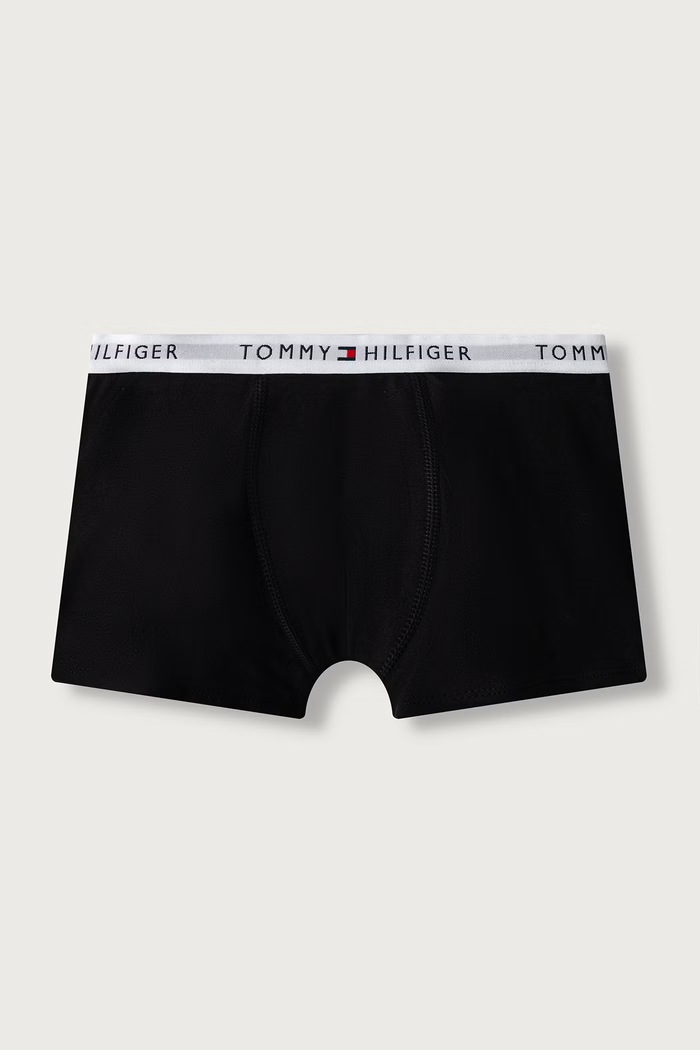 Tommy Hilfiger bokserki dopasowane dziecięce z bawełną 2-pack UB0UB00604.9BY2 czarny AW26