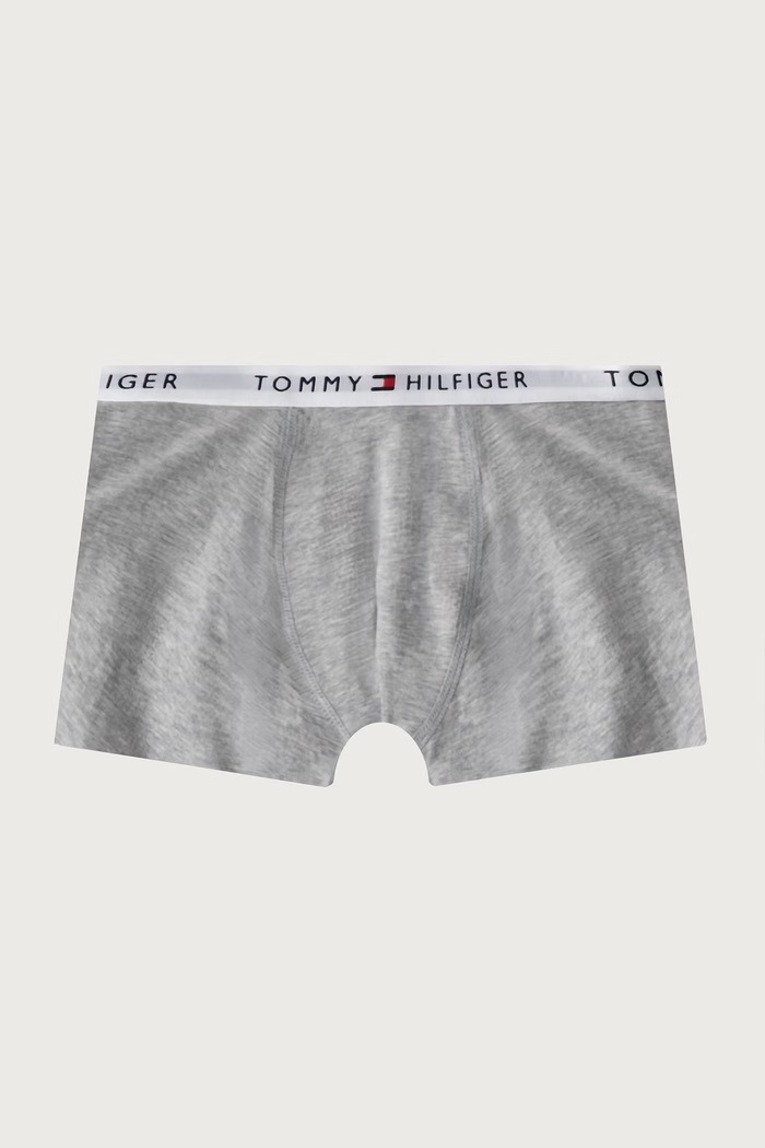 Tommy Hilfiger bokserki dziecięce bawełniane z elastanem 3-pack szary UB0UB00606.9BY2