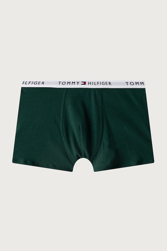 Tommy Hilfiger Bokserki dziecięce bawełniane z elastanem 3-pack UB0UB00606.9BY2 granatowy AW26