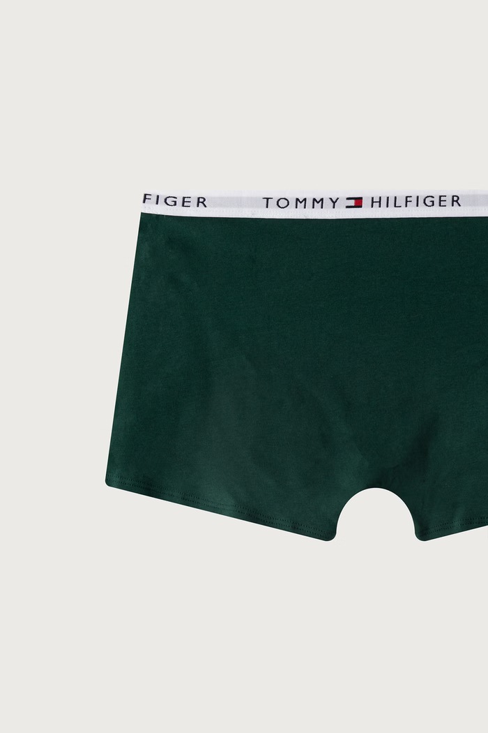 Bokserki dziecięce bawełniane z elastanem 3-pack Tommy Hilfiger granatowy UB0UB00606.9BY2