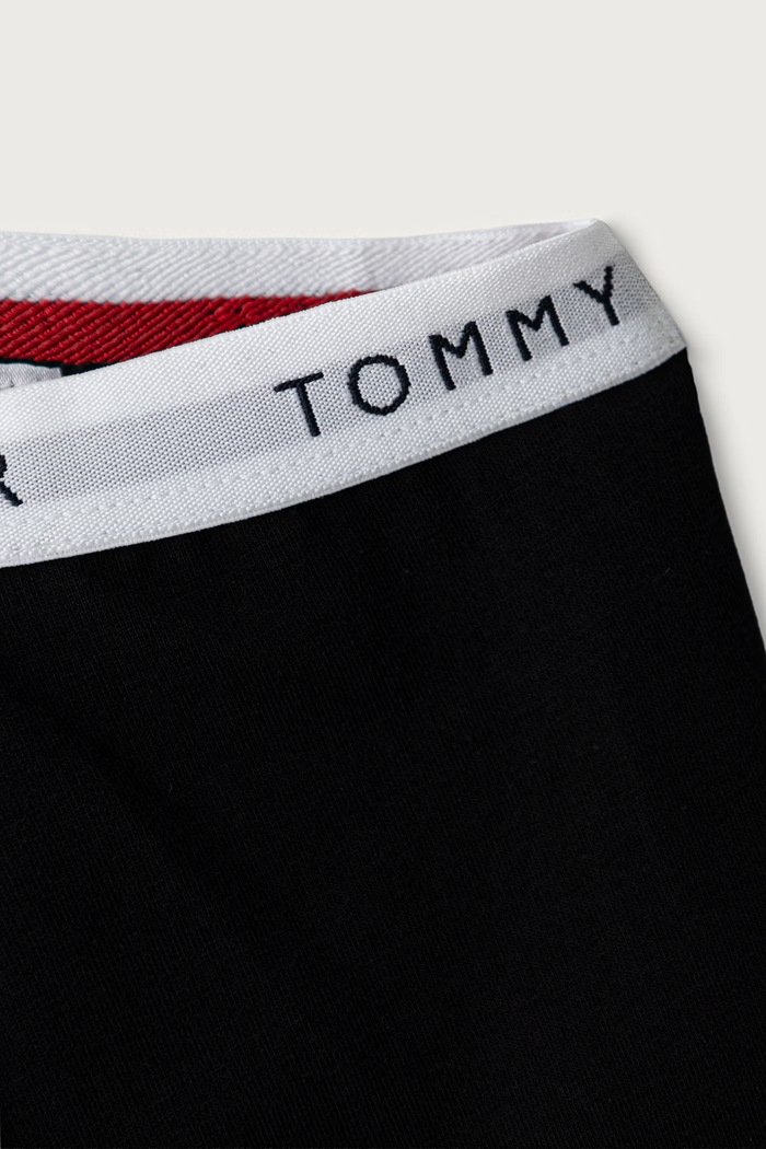 Tommy Hilfiger bokserki dziecięce bawełniane z elastanem 3-pack czarny UB0UB00606.9BY2