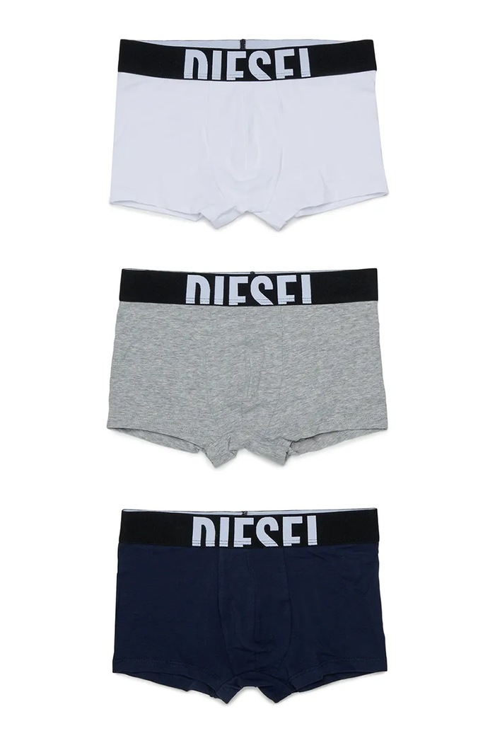 Diesel Μποξεράκι παιδικό UM-UMILLOTRIPACK-DD UND SHORT γκρί J03124.KYATR