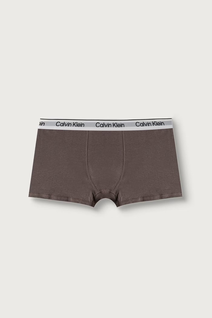 Calvin Klein Underwear Bokserki dopasowane dziecięce bawełniane z elastanem 2-pack B70B700506.9BY2 szary AW26