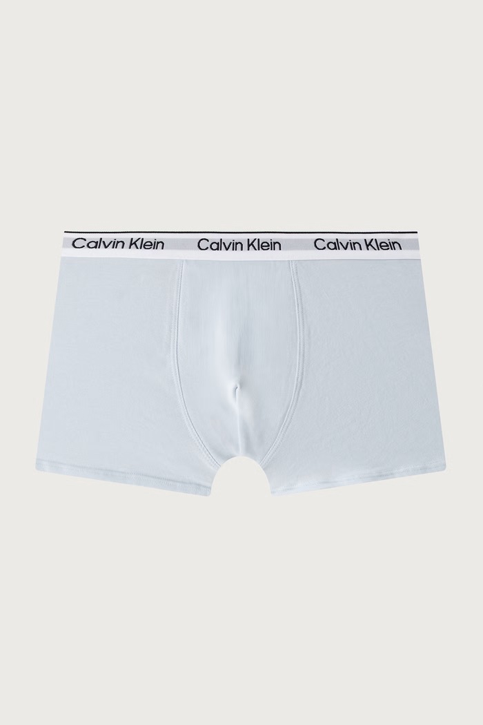 Calvin Klein Underwear Priliehavé boxerky detské bavlnené s elastanom 2-pak B70B700506.9BY2 modrá AW26