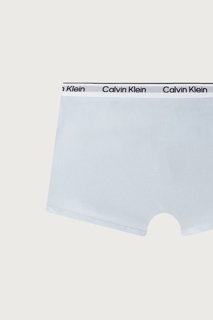 Priliehavé boxerky detské bavlnené s elastanom 2-pak Calvin Klein Underwear B70B700506.9BY2 modrá
